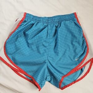 Nike Womens Blue Dri Fit Active Elastic Waist Shorts Size Small